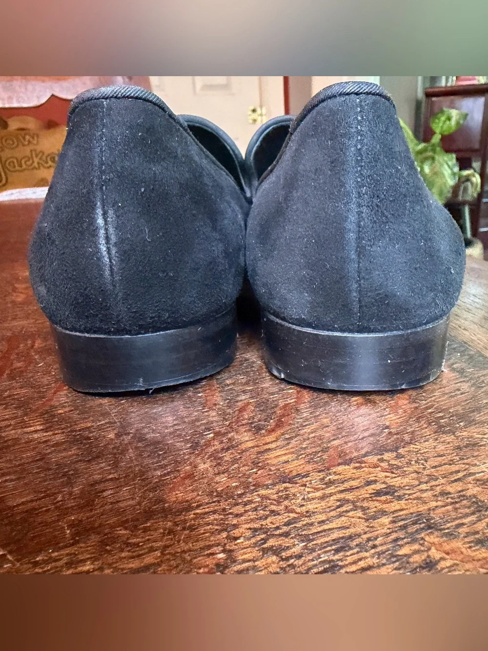 Giuseppe Zanotti Kevin Rhinestone Skull Suede Loafers Black Size 41
